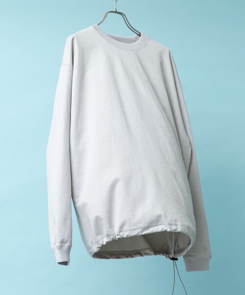 URBAN RESEARCH DOORS（アーバンリサーチドアーズ）の「『吸水速乾/接触冷感/イージーケア』クイックドライ ドロストロングスリーブTシャツ（Tシャツ/カットソー・メンズ・WHITE/GRAY/NVYxGRY/CHARCOAL・M/L）」の19枚目の写真