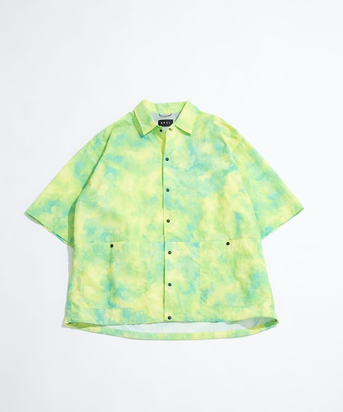 EKAL(エカル)の「『UR TECH』ナイロンタッサーショートスリーブシャツ(シャツ/ブラウス・メンズ・レイクサンリーフ/イエロー/ネイビー/グラファイト/レイクブルー・M/L)」の2枚目の写真