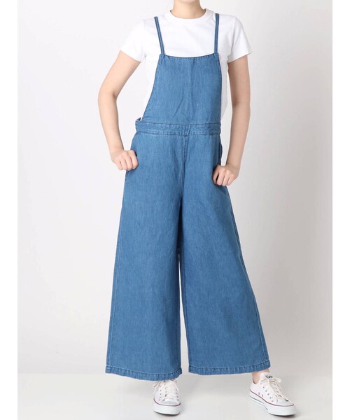 COTORICA（コトリカ）の「【WOMEN】サロペットデニム（デニムパンツ・レディース・ブルー/インディゴ・S/L/M）」の3枚目の写真