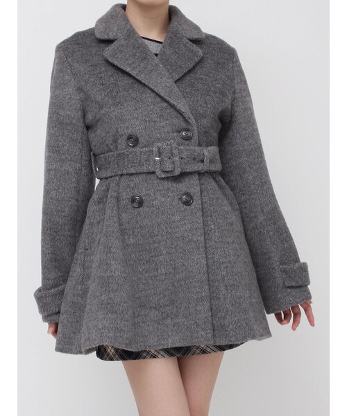 EATME（イートミー）の「ダブルテーラードコート（その他アウター・レディース・オフホワイト/グレー/ブラック/キャメル・F）」の9枚目の写真