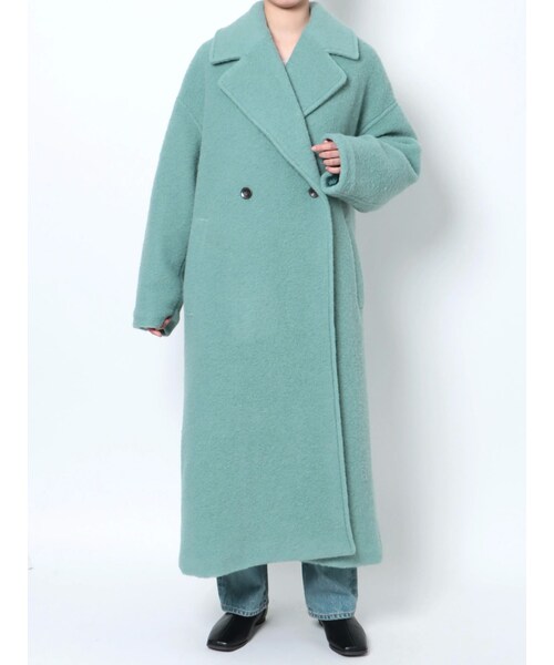 Ungrid（アングリッド）の「スライバーチェスターロングコート（チェスターコート・レディース・オレンジ/ブルー/グレー・M/S）」の20枚目の写真