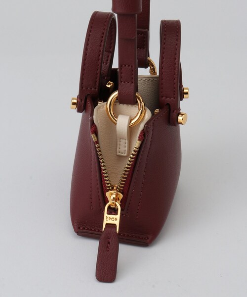ROPE'（ロペ）の「【E'POR】Y BAG Pico【超軽量】（ショルダーバッグ・レディース・ブラック系/ダークブラウン/ベージュ系/レッド/ワイン/シルバー・F）」の19枚目の写真