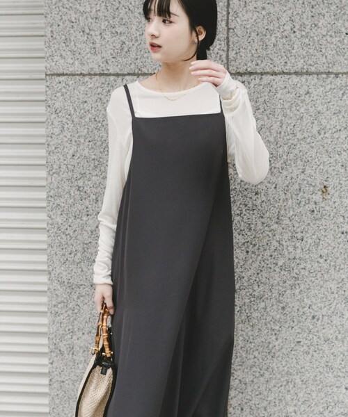 ITEMS URBANRESEARCH(アイテムズ アーバンリサーチ)の「シアーインナーセットワンピース(ワンピース・レディース・CML/CHA・Free)」の4枚目の写真