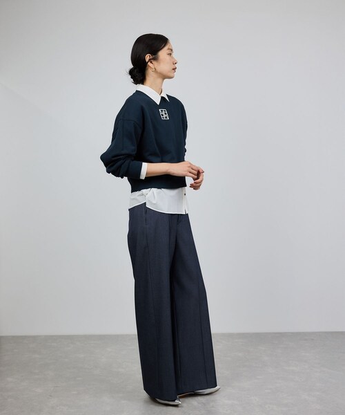 ROPE'（ロペ）の「アナグラム刺繍スウェットプルオーバー/イージーケア（スウェット・レディース・ベージュ系/ネイビー/ピンク系・F）」の14枚目の写真