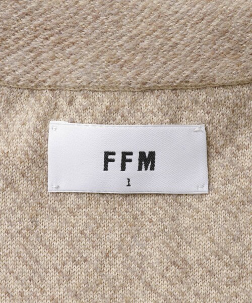 THE GOODLAND MARKET（ザグッドランドマーケット）の「FFM　TWEEDLIKE SHIRTS（カーディガン/ボレロ・レディース・Black/Beige・1/2）」の22枚目の写真