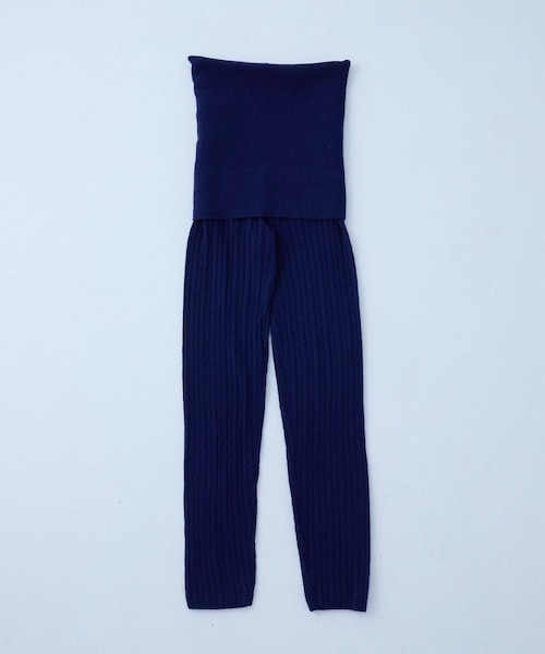 ADAM ET ROPE'(アダムエロペ)の「【J'aDoRe・店舗限定】【Y YO_cashmere(イーヨ カシミヤ)】cable long leggings(レギンス/スパッツ・レディース・ブラック/グレー/ネイビー・F)」の11枚目の写真