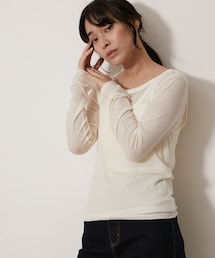 NERGY | 【SET】カシミアシルクレイヤードトップス(アンサンブル)