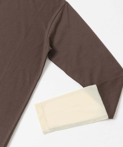 ITEMS URBANRESEARCH（アイテムズ アーバンリサーチ）の「ソデチュールロングスリーブカットソー（Tシャツ/カットソー・レディース・BRN/OFF/BORDER・FREE）」の18枚目の写真