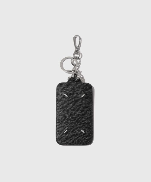 ADAM ET ROPE'(アダムエロペ)の「【Maison Margiela/メゾン マルジェラ】TAG KEYRING AND CARD HOLDER BIG(カードケース・レディース・ブラック・F)」の2枚目の写真