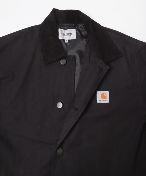 URBAN RESEARCH Sonny Label（アーバンリサーチサニーレーベル）の「carhartt　WEBSTER COAT（ステンカラーコート・メンズ・Black・S/M）」の12枚目の写真