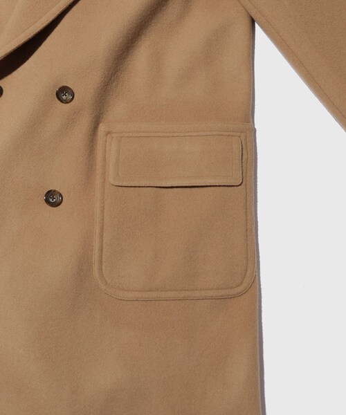 ADAM ET ROPE'(アダムエロペ)の「JACKAL 140s POLO COAT(その他アウター・メンズ・ブラック/キャメル・L/M/S)」の20枚目の写真