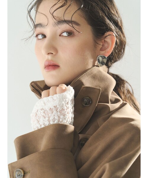 LAGUNAMOON（ラグナムーン）の「ハイネックマテリアルブルゾン（ブルゾン・レディース・ブラック・F）」の5枚目の写真