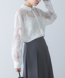 URBAN RESEARCH ROSSO WOMEN | レースクレリックシャツ(シャツ/ブラウス)