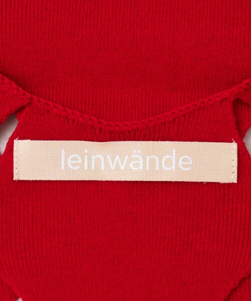 leinwande　Flower Knitted Top