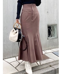 MERCURYDUO | ストレッチツイルマーメイドフレアスカート(スカート)