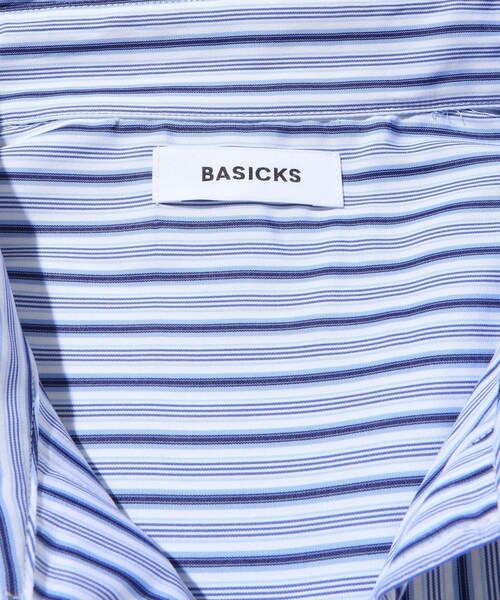 ADAM ET ROPE'(アダムエロペ)の「【BASICKS/ベイシックス】2way Thomas Mason Shirt(シャツ/ブラウス・メンズ・ブルー系/サックス・S)」の13枚目の写真