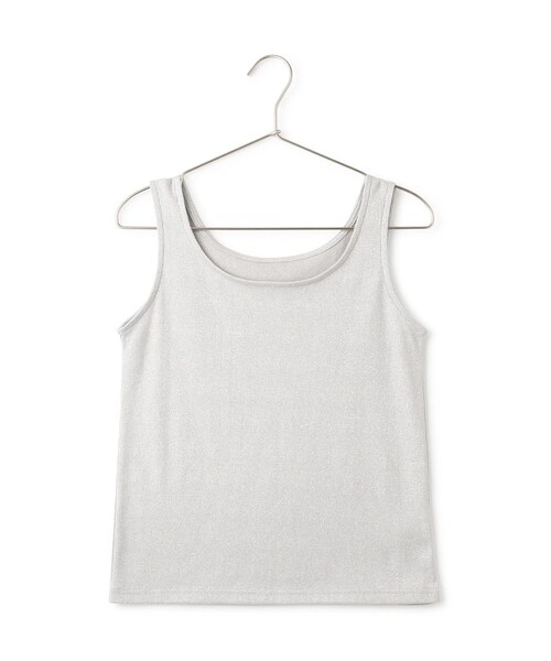 ROPE' PICNIC(ロペピクニック)の「ラメテレコタンクトップ(タンクトップ・レディース・ブラック/ホワイト/ブラウン・38)」の15枚目の写真