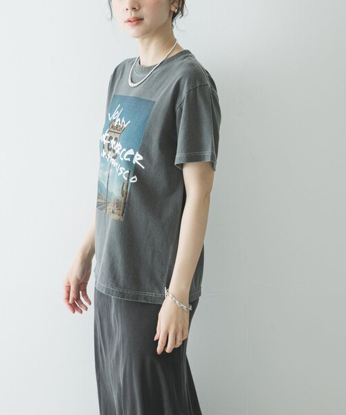 URBAN RESEARCH(アーバンリサーチ)の「『別注』J.J.Mercer×URBAN RESEARCH PHOTO PRINT T-SHIRTS(Tシャツ/カットソー・レディース・WHITE/CHARCOAL/BROWN・M)」の11枚目の写真