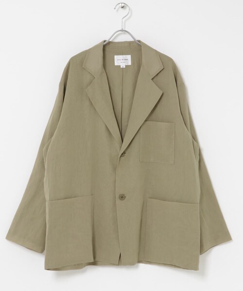 URBAN RESEARCH DOORS（アーバンリサーチドアーズ）の「STILL BY HAND　AIRY 2B JACKET（テーラードジャケット・メンズ・BLACK/KHK BEIGE/SLATE GREY・46/48）」の11枚目の写真