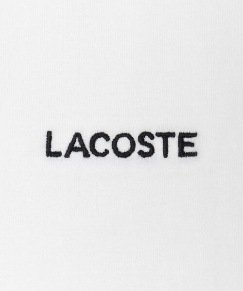 URBAN RESEARCH DOORS(アーバンリサーチドアーズ)の「LACOSTE コンパクトブランドネームロゴTシャツ(Tシャツ/カットソー・レディース・WHITE/BLACK/SENCHA・36)」の6枚目の写真