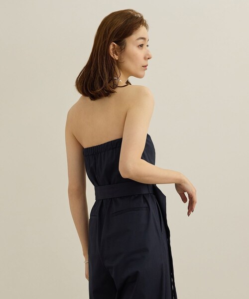 ROPE'(ロペ)の「コットンサテンオールインワン/洗える(つなぎ/オールインワン・レディース・ネイビー/ターコイズ・F)」の11枚目の写真