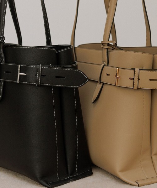 ROPE'（ロペ）の「【E'POR】A BAG Large/A4対応・通勤（トートバッグ・レディース・ブラック/ベージュ・F）」の14枚目の写真