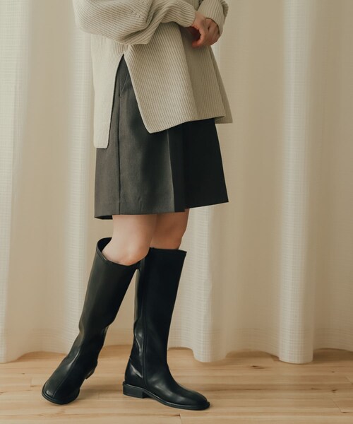 SENSE OF PLACE by URBAN RESEARCH(センスオブプレイスバイアーバンリサーチ)の「センタープレスバミューダパンツ(その他パンツ・レディース・MOCHA/GREIGE/CHARCOAL・S/M)」の14枚目の写真