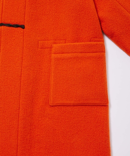 ADAM ET ROPE'（アダムエロペ）の「【KAPTAIN SUNSHINE】 Duffle Coat（ダッフルコート・メンズ・オレンジ・36/38）」の6枚目の写真