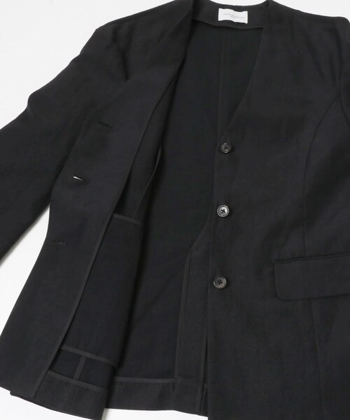 URBAN RESEARCH(アーバンリサーチ)の「new basic WOOL LINEN JACKET(テーラードジャケット・レディース・BLACK・36/38)」の5枚目の写真