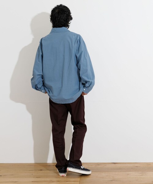 THE GOODLAND MARKET（ザグッドランドマーケット）の「KEIMEN　Pullover shirts（シャツ/ブラウス・メンズ・Sax/Navy/Green・M/L）」の19枚目の写真