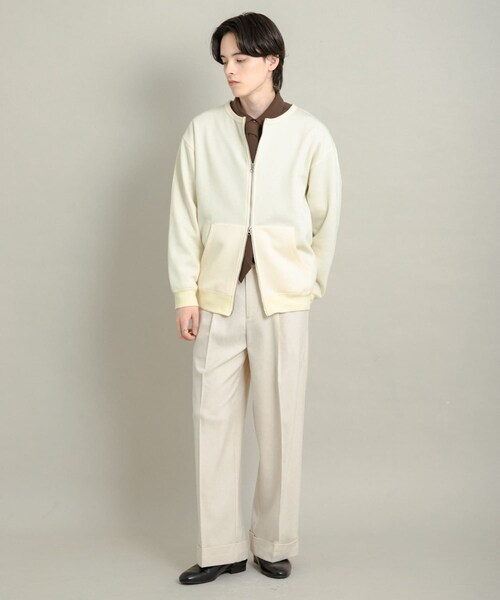 SENSE OF PLACE by URBAN RESEARCH(センスオブプレイスバイアーバンリサーチ)の「ウラキモウクルーネックジップスウェット(スウェット・メンズ・BLACK/GRAY/IVORY・M/L)」の10枚目の写真