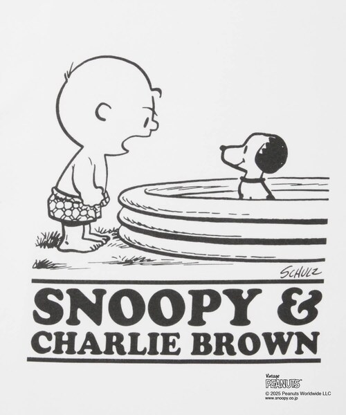 Saturdays NYC(サタデーズ ニューヨークシティ )の「SNYC x SNOOPY & CHARLIE T(Tシャツ/カットソー・レディース・ブラック/ホワイト・L/M/S/XL)」の15枚目の写真