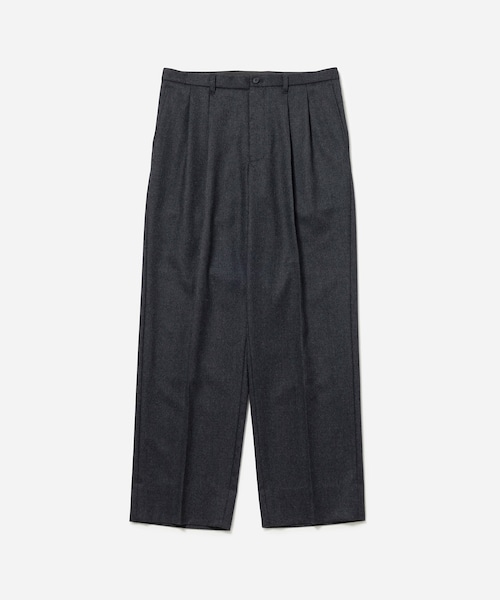 Saturdays NYC（サタデーズ ニューヨークシティ ）の「WOOL SAXONY 2TUCK SLACKS（スラックス・メンズ・ブラック/チャコール・L/M/S/XL/XS/XXL）」の10枚目の写真