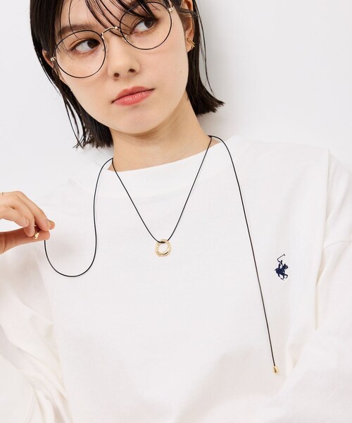 ROPE' PICNIC(ロペピクニック)の「マルチWAYサークルトップコードネックレス(ネックレス・レディース・ゴールド/シルバー・F)」の5枚目の写真
