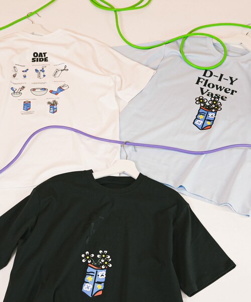 SENSE OF PLACE by URBAN RESEARCH(センスオブプレイスバイアーバンリサーチ)の「『別注』OATSIDE×SENSE OF PLACE グラフィックショートスリーブ Tシャツ A(Tシャツ/カットソー・メンズ・WHITE/BLACK/L.BLUE・M/L)」の15枚目の写真