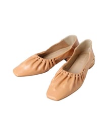 MERCURYDUO | ギャザーデザインバブーシュ(パンプス)