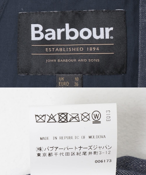 URBAN RESEARCH DOORS(アーバンリサーチドアーズ)の「Barbour FRECKLETON CASUAL JACKET(デニムジャケット・レディース・INDIGO・10)」の9枚目の写真