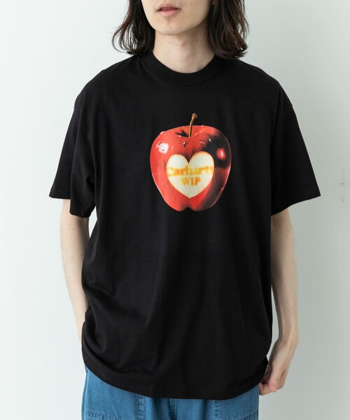 URBAN RESEARCH Sonny Label（アーバンリサーチサニーレーベル）の「CARHARTT　SHORT-SLEEVE SPOILED T-SHIRTS（Tシャツ/カットソー・メンズ・WHITE/BLACK・S/M）」の3枚目の写真