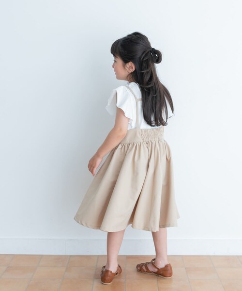 URBAN RESEARCH DOORS(アーバンリサーチドアーズ)の「キャミソールジャンパースカート(KIDS)(ワンピース・キッズ・KHAKI/BEIGE・105/120/135)」の11枚目の写真