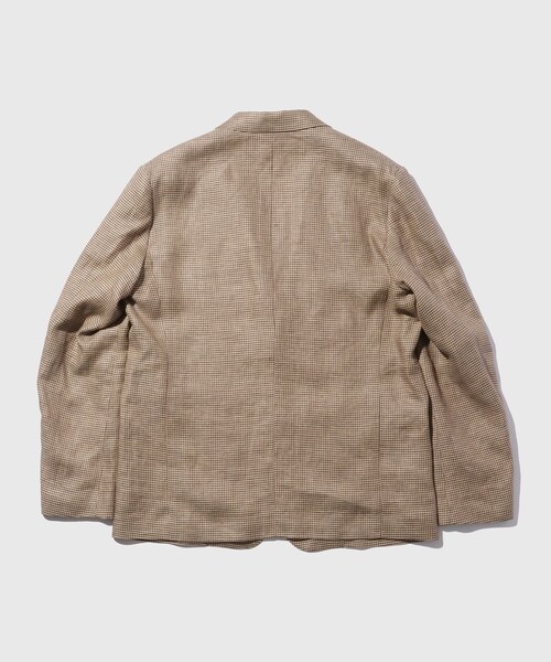 ADAM ET ROPE'（アダムエロペ）の「リネンブレザー（テーラードジャケット・メンズ・ブラック/ベージュ系・L/M）」の15枚目の写真