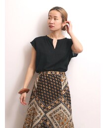 Ungrid | ネックカットブラウス(シャツ/ブラウス)