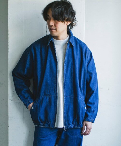 URBAN RESEARCH DOORS(アーバンリサーチドアーズ)の「Denim Zip Blouson(デニムジャケット・メンズ・INDIGO/ONE WASH・M/L/XL)」の6枚目の写真