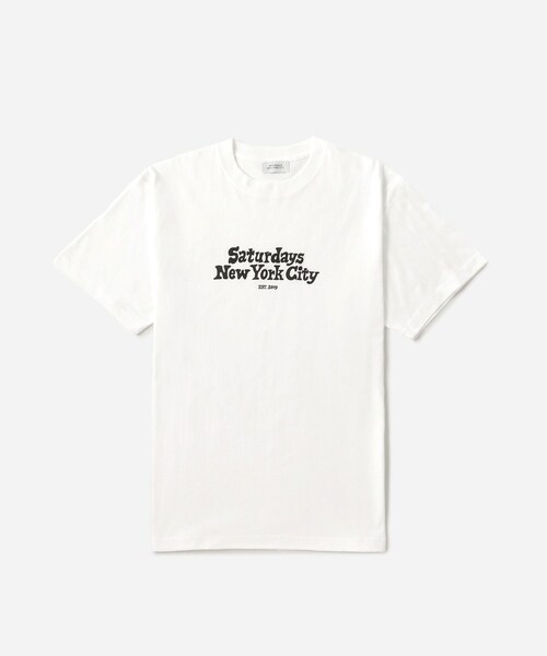Saturdays NYC（サタデーズ ニューヨークシティ ）の「Chocomoo x Saturdays NYC T-shirt（Tシャツ/カットソー・レディース・グレー/ホワイト/グリーン/ブルー・L/M/S/XL）」の6枚目の写真