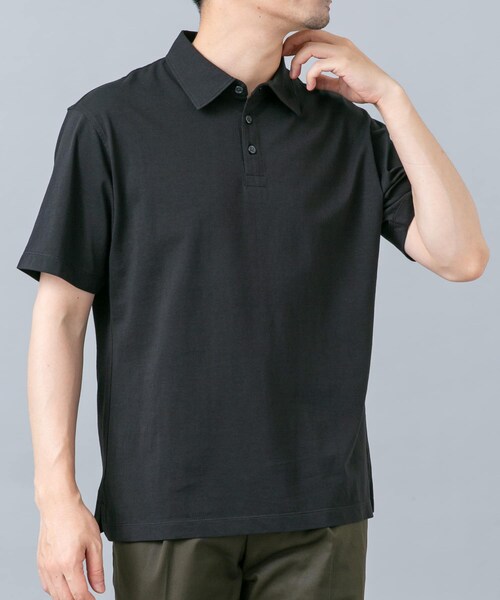 URBAN RESEARCH ROSSO（アーバンリサーチロッソ）の「『冷感/速乾』Cool Touch トラベルポロシャツ（ポロシャツ・メンズ・NAVY/BLACK/CHARCOAL/WHITE・S/M/L/XL）」の17枚目の写真