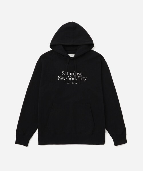 Saturdays NYC(サタデーズ ニューヨークシティ )の「Ditch Miller Standard Hoodie(パーカー・レディース・ブラック/ダークブラウン/ターコイズ・L/M/S/XL/XS/XXL)」の7枚目の写真