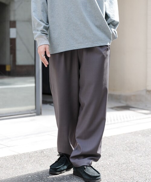 URBAN RESEARCH DOORS(アーバンリサーチドアーズ)の「FORK&SPOON イーズライントラウザー(その他パンツ・メンズ・NAVY/GRAY・4/5)」の4枚目の写真