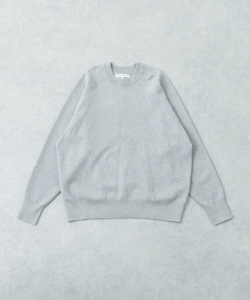 URBAN RESEARCH(アーバンリサーチ)の「綿カシミヤスウェットニット(ニット/セーター・メンズ・GRAY/KHAKI/OATMEAL/NAVY・M/L)」の3枚目の写真