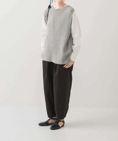 かぐれ（カグレ）の「コットンクロップドパンツ（その他パンツ・レディース・OFF/BEIGE/BLACK・Free）」の17枚目の写真