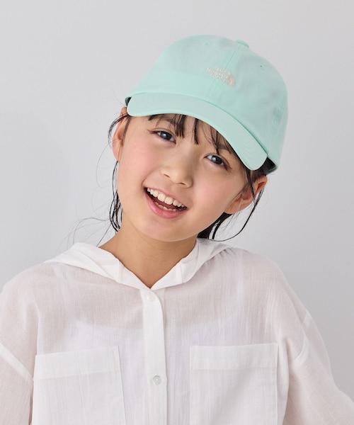 ROPE' PICNIC(ロペピクニック)の「【KIDS】【THE NORTH FACE/ザ・ノース・フェイス】K SMALL LOGO CAP(キャップ・キッズ・ベージュ/ライトグリーン/ピンク・F)」の4枚目の写真