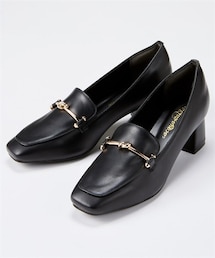 nissen | ビット付ローファーパンプス（低反発中敷）(ローファー)